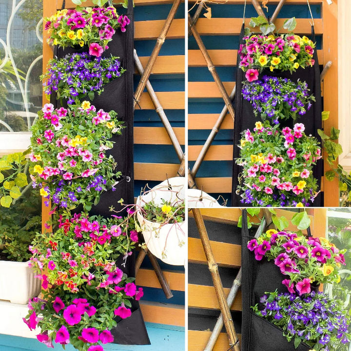 NEW DESIGN Vertical Hanging Garden Planter Flower Pots